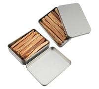 ULTECHNOVO Wooden Fire Starters Fire Starter Sticks Easy to Carry 200pcs Kindling Rod Bundle 2 Boxes Lightweight Efficient Ignition for Camping Wild Use