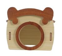 ULTECHNOVO Wooden Hamster House Hideout Maze Detachable Structure and Layered Maze Design, Activity Platform and Climbing Functions, Cage Accessory for Gerbils and Hamsters Playful Hideaway