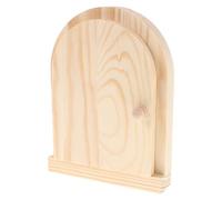 ULTECHNOVO Wooden Light Switch Cover Plate for Wall Socket and Electrical Outlet, Door Shaped Design with Easy Installation and Functional Protection, Elegant Farmhouse Decor for Bedroom