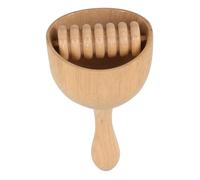 ULTECHNOVO Wooden Massage Cup Roller Body Sculpting Tool for and Muscle Relief Handheld Swedish Body Cupping Massager for Home Use