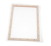 ULTECHNOVO Wooden Papermaking Deckle Mold Screen Mesh Frame for DIY Paper Crafts and Dried Flower Art Projects Sturdy Structure with Even Pulp Distribution