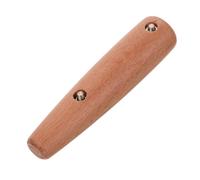 ULTECHNOVO Wooden Spatula Handle Replacement Beige with Easy Installation Anti-scalding Pot Scraper Grip Handle and 60mm Hole Distance for Kitchen Utensils for Cooking and Wok Use