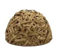 ULTECHNOVO Woven Pendant Lamp Shade E27 Base Imitation Rattan Rustic Decor for Hotel and Living Room Lighting