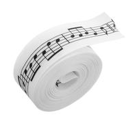 ULTECHNOVO Yards Music Note Ribbon for Present Wrapping Satin Music Ribbon for Birthday Christmas Party Decorations Versatile Packaging with Musical Score Design