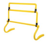 ULTECHNOVO Yellow Adjustable Soccer Training Hurdles for Agile Training and Fast Feet with Rugged Pp Material Football Poles and Football Drill Equipment for Athletes and Sports for Soccer