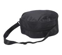 ULTECHNOVO Yoga Wheel Storage Pouch Yoga Wheel Bag Polyester Black Adjustable Wide Strap Large Capacity for Going to Classes and Transport Men Women