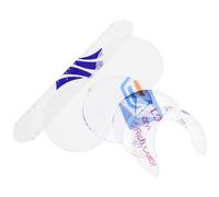 ULTECHNOVO Zero Purse Template Precision Cut Stencil Horseshoe Acrylic Assorted Colour Acrylic Material for Leather Craft for Purse Making and Projects