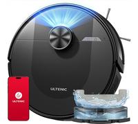 Ultenic D10 Robot Vacuum Cleaner with Mop 5000Pa, Precision Lidar Navigation, 5 Maps, 10 No-go Zone, Powerful for All Floor, Carpet & Pet Hair, Siri/Alexa/Google Assistant/APP Remote Control
