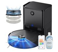 Ultenic T20 Pro Robot Vacuum Cleaner with Mop, 8000Pa Suction, 150 Mins Runtime, Up to 10 Weeks of Hands Free Cleaning, Robot Vacuum with 3.5L Self Emptying Station for Pet Hair, Carpet, Hard Floor
