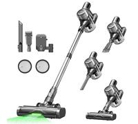 Ultenic U12 Vesla Powerful Cordless Vacuum Cleaner with 45000Pa, [Upgraded Anti Hair Wrap] Deep Cleaning, Allergy Friendly, Tangle-Free Brush, LED Display, Hoover for All Hard Floors Carpet Pet Hair