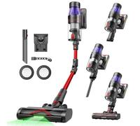 Ultenic U16 Flex Cordless Vacuum Cleaner 50,000Pa Suction, Foldable Design, Tangle-Free Brush, 60 Mins Runtime, LED Dust Detection,Lightweight Stick Vacuum, Ideal for Hard Floors, Carpets & Pet Hair