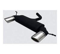 Ulter Sport Double sport exhaust compatible with Volkswagen Golf V HB 1.4i 55kW/1.4FSi 66kW/1.6i 75kW/1.6FSi 85kW/2.0FSi 110kW/1.9TDI 66/77kW/2.0TDI 100/103kW/2.0SDI 55kW 2003-2008 120x80mm