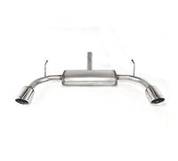 Ulter Sport Double stainless steel sport exhaust compatible with Alfa Romeo Giulietta HB 5-doors 1.4 T 77/88/125kW 2010- 100mm