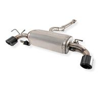 Ulter Sport Double stainless steel sport exhaust compatible with Toyota GR Yaris Mk1 2020-2024 192kW 2x100mm Carbon