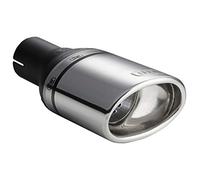 Ulter Sport Exhaust finisher - Oval 120x80mm Slanted - Length 120mm - Installation ->60mm - Inox