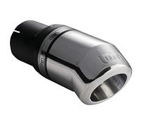 Ulter Sport Exhaust finisher - Round Ø80mm Down - Length 120mm - Installation ->50mm - Inox