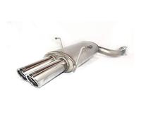 Ulter Sport Stainless steel sport exhaust compatible with BMW E46 6-Cilinder Sedan/Coupe/Touring 320i 110kW/323i 125kW/328i 142kW 1998-2005 (with 1 connection pipe) 2x 70mm