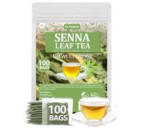 ULTHMOK Premium 100 Senna Tea Bags, 100% Natural Senna Leaves, No Additives & Caffeine Free