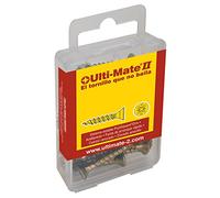 ULTI-MATE II S60070S - Caja pequeña con 5 tornillos de Alto rendimiento para Madera acabado BICROMATADO de 6,0 x 70 mm.