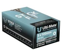 Ulti-Mate Stainless Steel Woodscrews - 5.0 x 100mm - Box 100 pcs