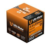 Ulti-Mate Stick-Fit Drywall Screws - 3.5 x 25mm (1000 pcs)