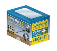 Ulti-Mate Woodcrews - Bright Zinc Plated - 3.5 x 30mm - Box of 200