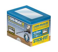 Ulti-Mate Woodcrews - Bright Zinc Plated - 4.0 x 20mm - Box of 200