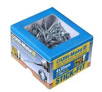 Ulti-Mate Woodcrews - Bright Zinc Plated - 4.0 x 35mm - Box of 200