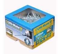 Ulti-Mate Woodcrews - Bright Zinc Plated - 4.0 x 40mm - Box of 200