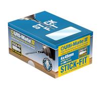 Ulti-Mate Woodcrews - Bright Zinc Plated - 4.0 x 45mm - Box of 200
