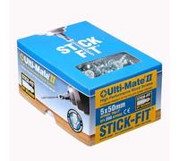 Ulti-Mate Woodcrews - Bright Zinc Plated - 5.0 x 50mm - Box of 200