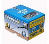 Ulti-Mate Woodcrews - Bright Zinc Plated - 5.0 x 70mm - Box of 200