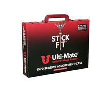 Ulti-Mate Woodscrews - 1570 pcs Metal Case Assortment