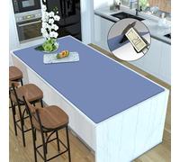 Ultibe Extra Large Silicone Countertop Mat, 47.3"x23.6", 2MM Thick, Lake Blue, Rectangular, BPA Free, Dishwasher Safe