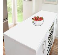 Ultibe Extra Large Silicone Kitchen Counter Mat, 47.3''x23.6'', Translucent, 1.5MM Thick, Non-Slip, Heat Resistant, Food Grade, Multi-Purpose, 1 Pack