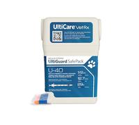UltiCare U-40 VetRx 29-Gauge 1/2cc Veterinary Insulin Syringes, 1/2-Inch, 100 Per Box