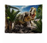 Ulticool - Decorative Wall Tapestry Bedroom - Dinosaur T-Rex - 200 x 150 cm Large - Fabric Wallpaper - Tapestry Aesthetic Wall - Panoramic Decoration