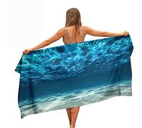 Ulticool Microfibre Towel - Ocean Sea Beach - 160 x 80 cm - Lightweight Travel Towel Quick Drying Bath Towel Beach Towel Sauna Towel Microfibre Microfibre - for Travel Fitness Sports Beach
