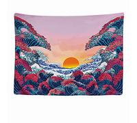 Ulticool - Tapestry Decoration Home - Natural Waves Sun Sea - 200 x 150 cm - Wall Towel Wall Hangings - Accessories for Bedroom Living Room Children's Room