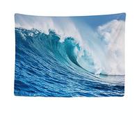 Ulticool - Waves Sea Surfing Beach Summer Tarpaulin - Tapestry - 200 x 150 cm - Large Tapestry - Poster Decoration - Wallpaper - Canvas - Painting - Tapestry Accessory