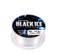 Ultima Black Ice 500m Spool Strong Crystal Clear Sea Fishing Line - Crystal, 0.45mm - 25.0lb/11.4kg