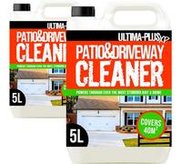 Ultima-Plus XP Patio & Driveway Cleaner - Deeply Cleans to Remove Stains, Grime and Dirt for Patios, Driveways, Block Paving, Concrete Flags, Steps, Paths and more (10 Litres)