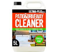 Ultima-Plus XP Patio & Driveway Cleaner - Deeply Cleans to Remove Stains, Grime and Dirt for Patios, Driveways, Block Paving, Concrete Flags, Steps, Paths and more (5 Litres)