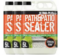 Ultima-Plus XP Patio Seal - Patio Sealer/Sealant for Indian Sandstone, Concrete, Paths, Patios, Slate and Brick - 10 Year Long Lasting Results (15 Litres)