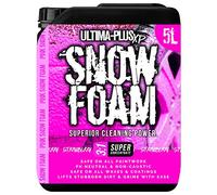 Ultima-Plus XP Pink Snow Foam pH Neutral Car Shampoo Wash - Super Thick Foam Pre-Wash Vehicle Cleaning Detailing - Strawberry Fragrance (5 Litres)