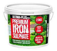 Ultima-Plus XP Premium Iron Sulphate - Greens Grass and Hardens Turf for Healthier Lawns & Helps to Prevent Lawn Disease - Makes up to 2500L When Diluted & Covers up to 2500m2 (2.5 kg)