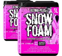 Ultima-Plus XP Pink Snow Foam pH Neutral Car Shampoo Wash - Super Thick Foam Pre-Wash Vehicle Cleaning Detailing - Strawberry Fragrance (10 Litres)