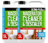 Ultima-Plus XP Toilet Macerator Cleaner and Descaler - Deeply Cleans Toilet Macerators and Removes Limescale - Compatible With All Saniflo Pump Units, Toilets & Urinals (10 Litres)