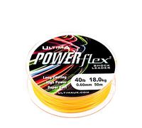 Ultima Powerflex - Fire Orange - Spool 50m - 0.60mm - 40.0lb/18.1kg