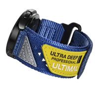 ULTIMAL 20mm Watch Strap Compatible with Samsung Galaxy Watch 7 6 5 4 FE 40mm 44mm/6 4 Classic/5 Pro/Active 2, Nylon Sport Band Compatible with Garmin Vivoactive 6 5 3/Forerunner 645 55 245 (Blue)